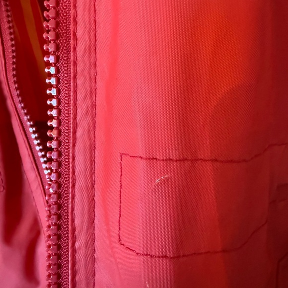 Totes Vibrant Red Rain Jacket - Picture 3 of 3